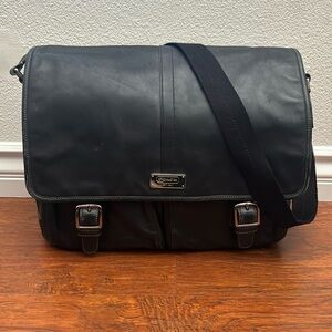 Coach Leather Messenger Bag